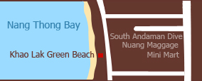 Khao Lak Green Beach Resort Map